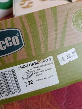 Chicco Scarpe Bambino Blu con Elicotteri Numero 22