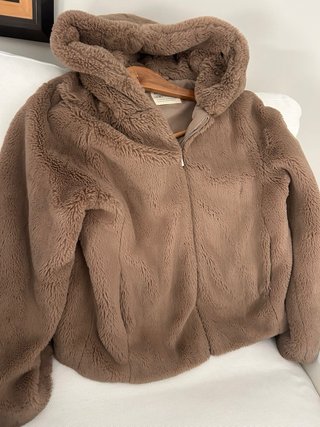 Chaqueta Brownie pelo con cremallera