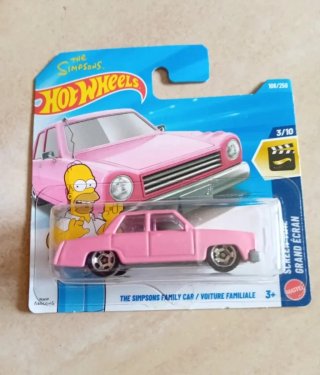 Hot Wheels Simpsons Family Car Rosa