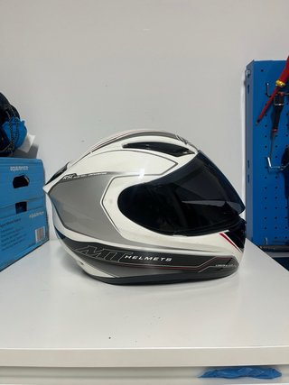 Casco Moto MT Helmets Integral Negro/Blanco