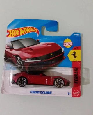 Hot Wheels Ferrari 12Cilindri Rojo 2026
