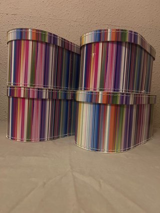 Pack Cajas Organizadoras Papel Multicolor