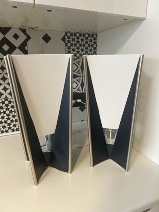 Coppia Lampade da Tavolo Design Vintage