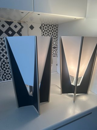 Coppia Lampade da Tavolo Design Vintage