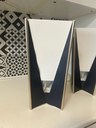 Coppia Lampade da Tavolo Design Vintage