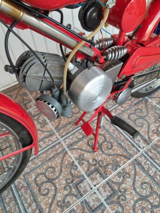 Moto Guzzi Hispania 65 1958 restaurada al 100%