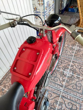 Moto Guzzi Hispania 65 1958 restaurada al 100%