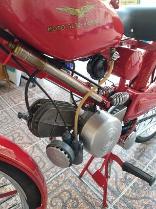 Moto Guzzi Hispania 65 1958 restaurada al 100%