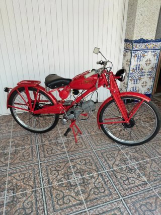 Moto Guzzi Hispania 65 1958 restaurada al 100%