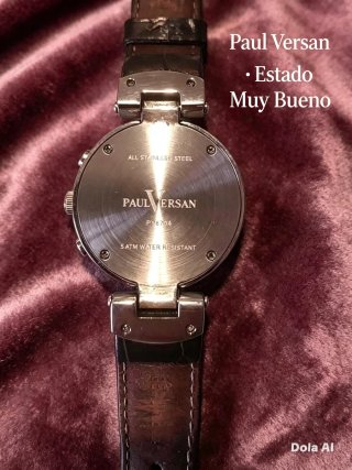 Reloj Paul Versan Cronógrafo Acero
