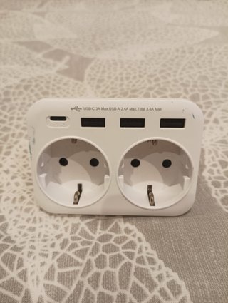Adaptador Enchufe Lencent USA a Europa
