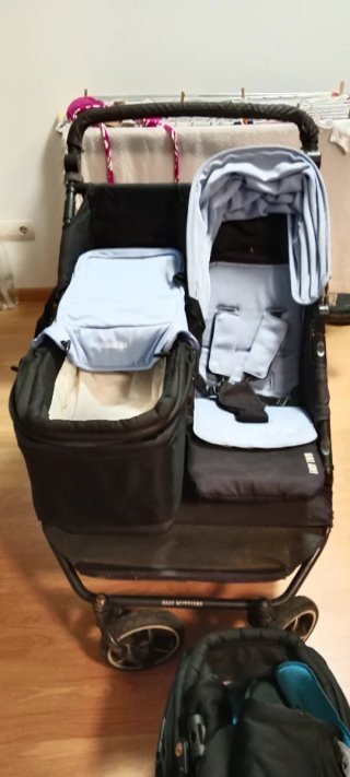 Carro gemelar para niños Baby Monster