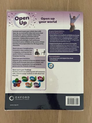 Libro inglés Open Up 6. Oxford