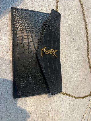Bolso Saint Laurent Negro y Dorado