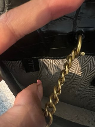Bolso Saint Laurent Negro y Dorado