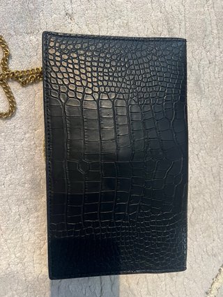 Bolso Saint Laurent Negro y Dorado
