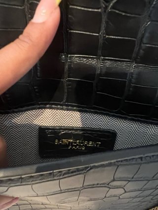 Bolso Saint Laurent Negro y Dorado