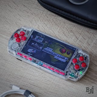 PSP 3000 Crimson Clear 64GB Batteria Nuova
