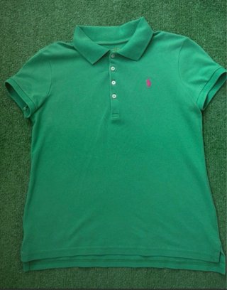 2Polos Ralph Lauren Verdes y Rosas