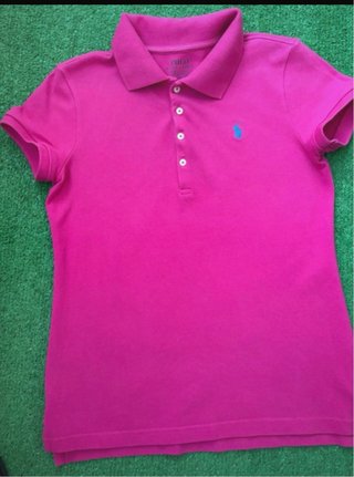 2Polos Ralph Lauren Verdes y Rosas