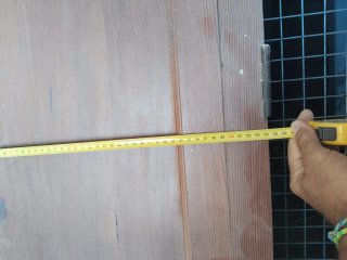 Puerta doble antigua + 2 ventanas madera norte