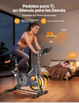 Toputure Bicicleta Estática Electromagnética