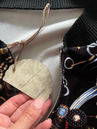 Chaqueta Bomber Estampada