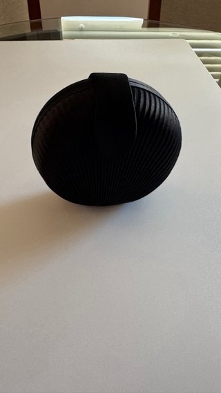 Bolso de mano negro para ceremonia