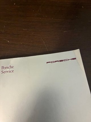 Libro Porsche service 1991