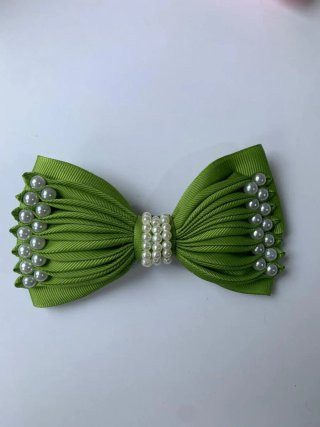 Lazo Negro con Brillantes para Niñas