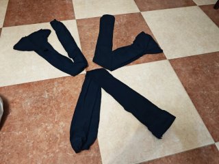 Medias Invierno Uniforme muy elasticas Azules TS