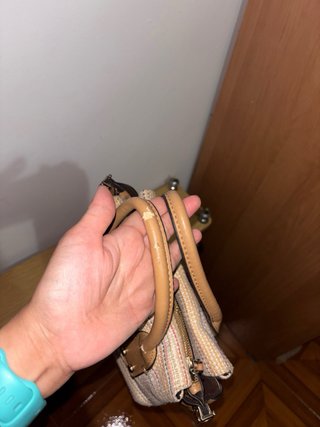 Bolso de tela multicolor