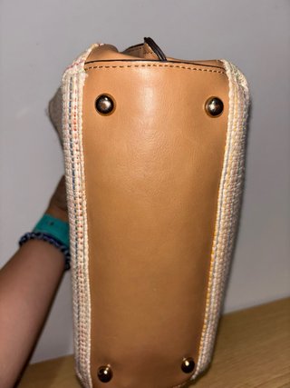 Bolso de tela multicolor