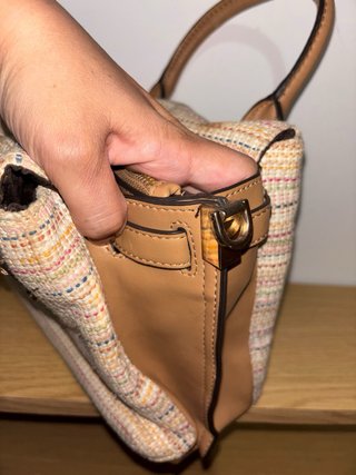 Bolso de tela multicolor