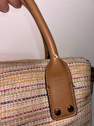Bolso de tela multicolor