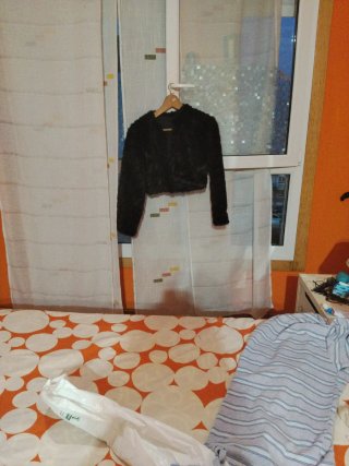 Torera negra mouton talla S