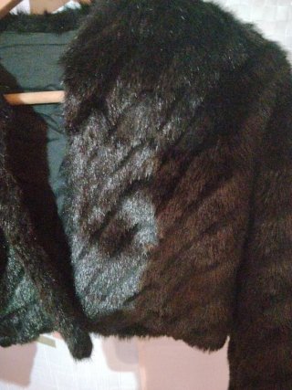 Torera negra mouton talla S