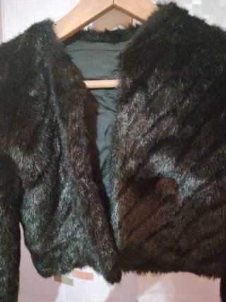 Torera negra mouton talla S
