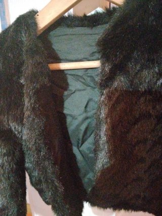 Torera negra mouton talla S