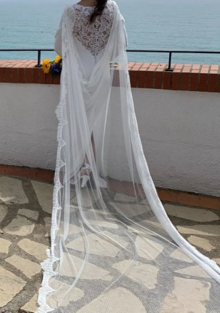 Vestido Novia Pronovias Talla 40 Blanco
