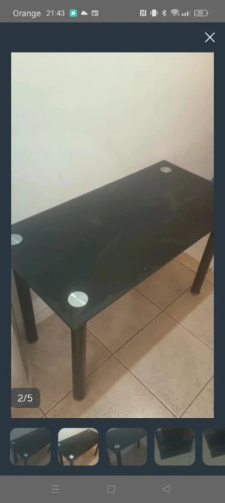 Sofá Cama Reclinable más mesa centro y comedor