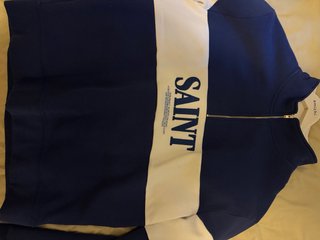 Sudadera Nude Project Azul y Blanca