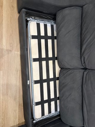 Sofá chaise longue gris oscuro