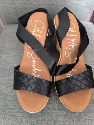 Sandalias Oh My Sandals Negras Talla 40