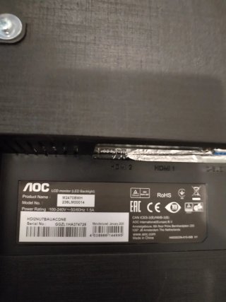 Monitor AOC M2470SWH 24 Full HD MVA