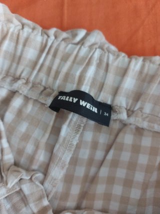 Pantaloncini Tally Weijl Beige/Bianco XS