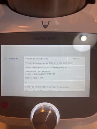 Robot Cocina Silvercrest Monsieur Cuisine Connect