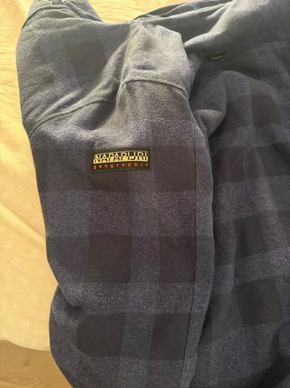 Giacca/camicia Napapijri a quadri blu/nera