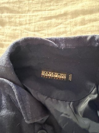 Giacca/camicia Napapijri a quadri blu/nera