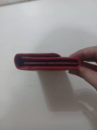 Cartera de mujer roja/burdeos